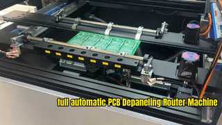 دستگاه روتر جداسازی PCB PCB تمام اتوماتیک با مجموعه سینی خودکار