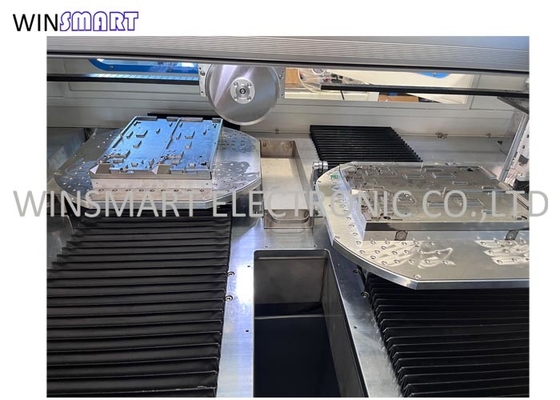 دستگاه جدا کردن صفحه های PCB با دو جدول V برش با تیغه نرد یا بیت های مسیریابی
