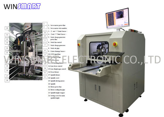 خرید CNC روتر PCB فرز 1.8KW ، 380V جارو برقی دستگاه فرز PCB online manufacture