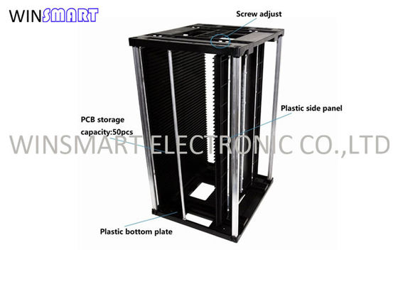 قفسه ذخیره سازی بارگذاری PCB 355x320x563mm قفسه مجله ضد ایستاتیک SMT ESD