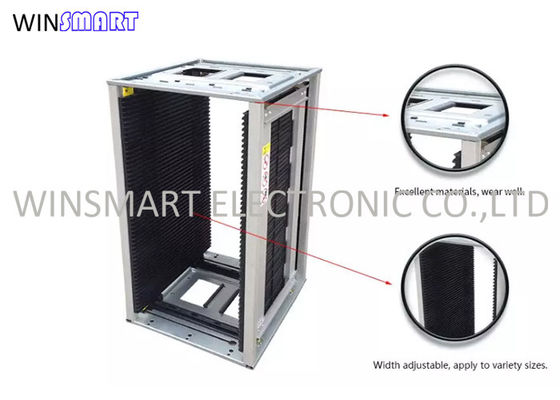 قفسه مجله Antistatic SMT PCB با مقاومت پایه 120 درجه فلز