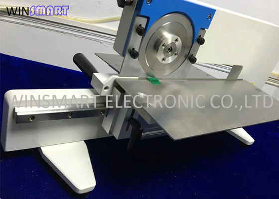 کنترل دستی V برش تجهیزات جداسازی PCB با تیغه دایره ای + خطی