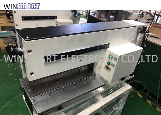 خطی تیغه V برش PCB Depanelizer کم استرس پدال پا کنترل می شود