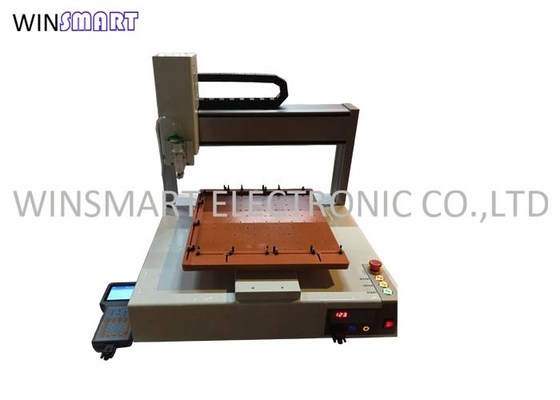 قیمت خوب 3 محور روبات SMD دستگاه توزیع چسب قرمز 400x400mm جدول آنلاین