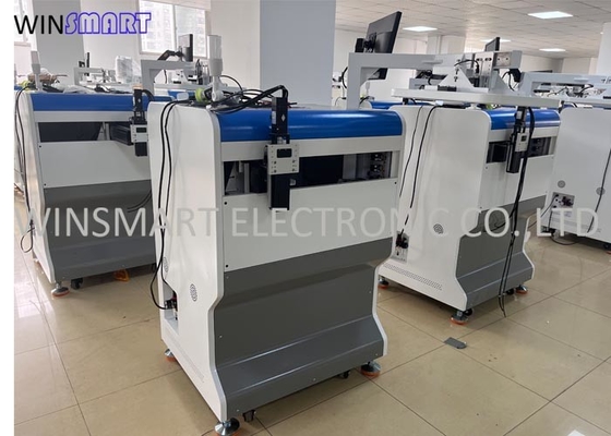 سر توزیع قابل چرخش کارت کنترل IPC قابل تنظیم دستگاه توزیع چسب SMT با کمربند حمل کننده و میز کار