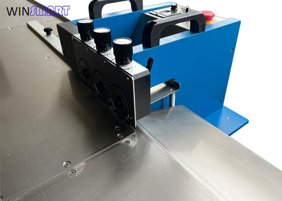 قیمت خوب 3-گروه 1200mm آلومینیوم PCB جدا کننده ماشین با سرعت برش تنظیم آنلاین