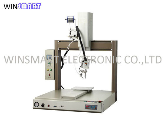 قیمت خوب 0.4Mpa دستگاه لحیم کاری رباتیک 3 محور با موتور پله ای آنلاین