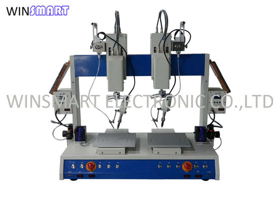 قیمت خوب ربات لحیم کاری اتوماتیک دو هد ، دستگاه لحیم کاری Smd Pcb 220V 110V آنلاین