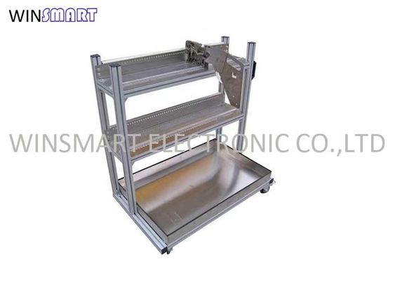 قیمت خوب مواد آلیاژ آلومینیوم SMT Feeder Cart 2 لایه CE تأیید شده است آنلاین