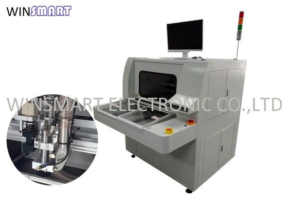 قیمت خوب روتر PCB با جداول دوقلو AC380V با سیستم تمیز کردن خلاuum آنلاین