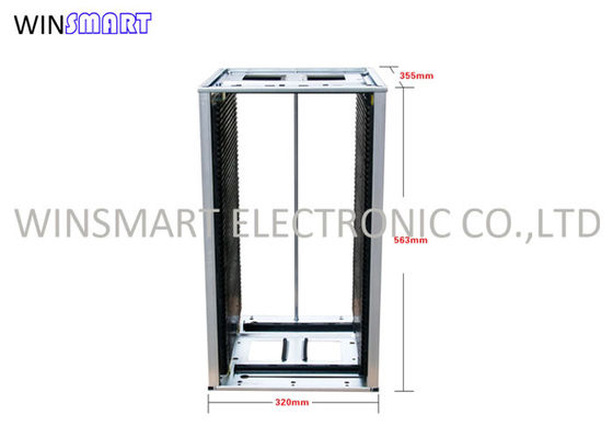 قیمت خوب تاشو با دوام SMT ESD آنتی استاتیک مجله PCB مجله اندازه قفسه 355x320x563mm آنلاین